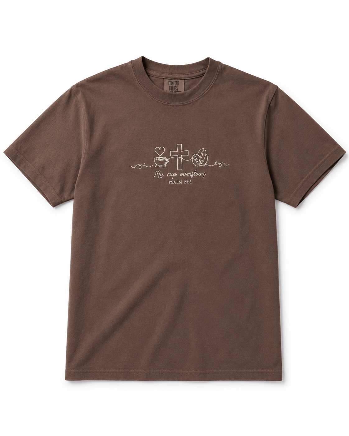 Brown My Cup Overflows T-shirt