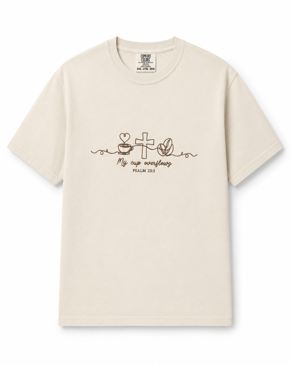 Light brown My Cup Overflows T-shirt