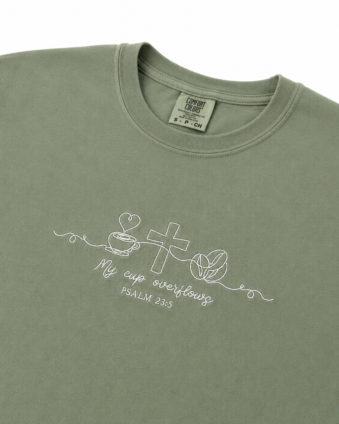 Green My Cup Overflows T- shirt