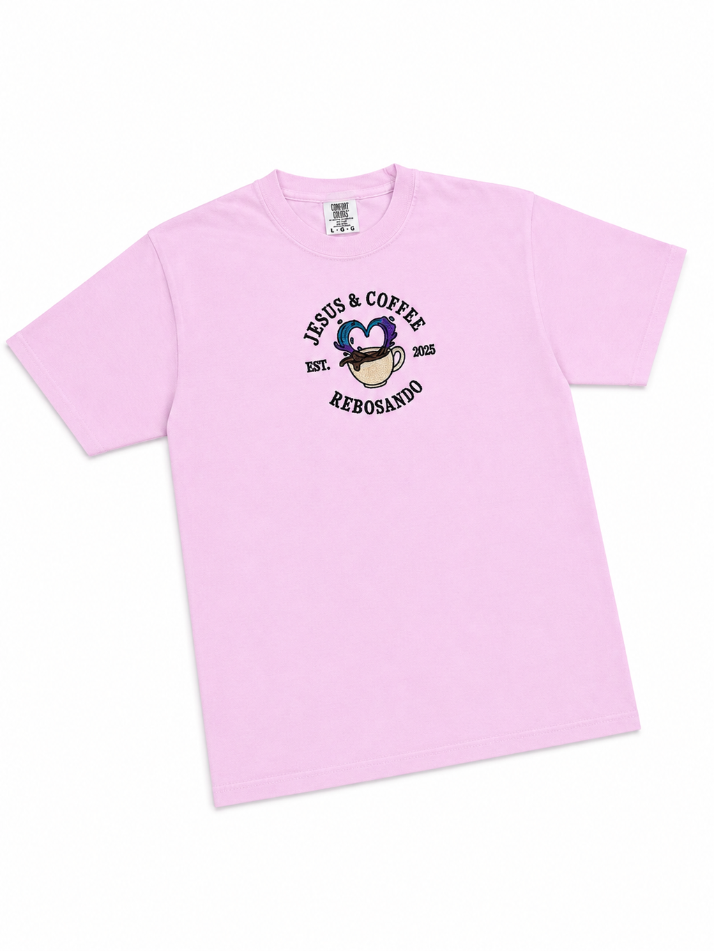 Limited edition pink coffee & Jesus t-shirt